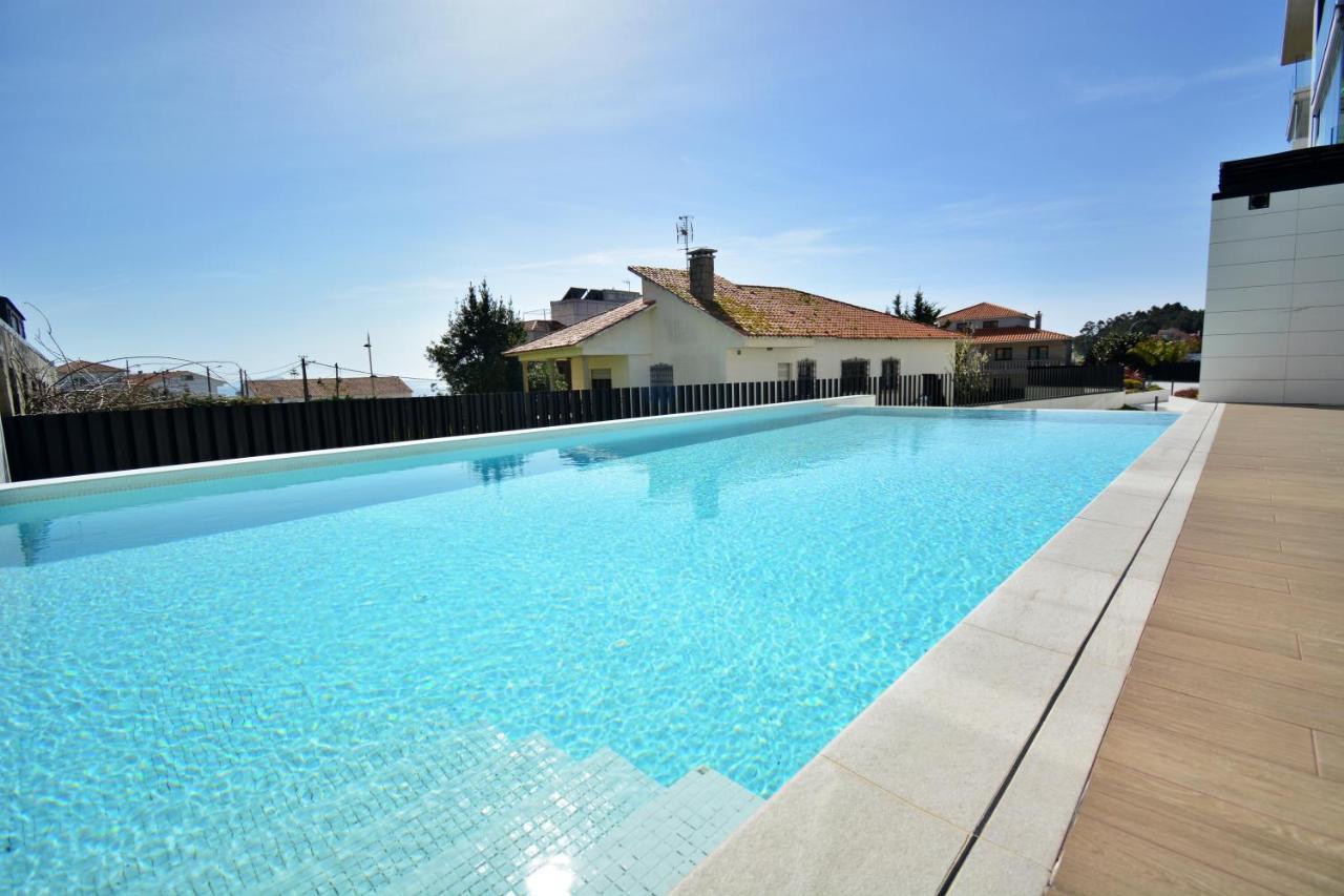 Precioso Apartamento Con Piscina En Sanxenxo Buitenkant foto